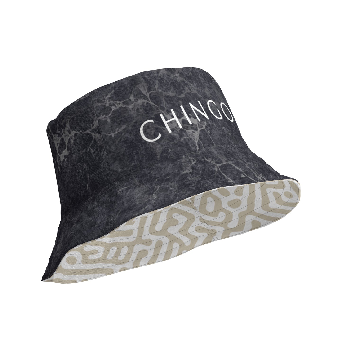 Chingonx Reversible bucket hat "De La Noche"