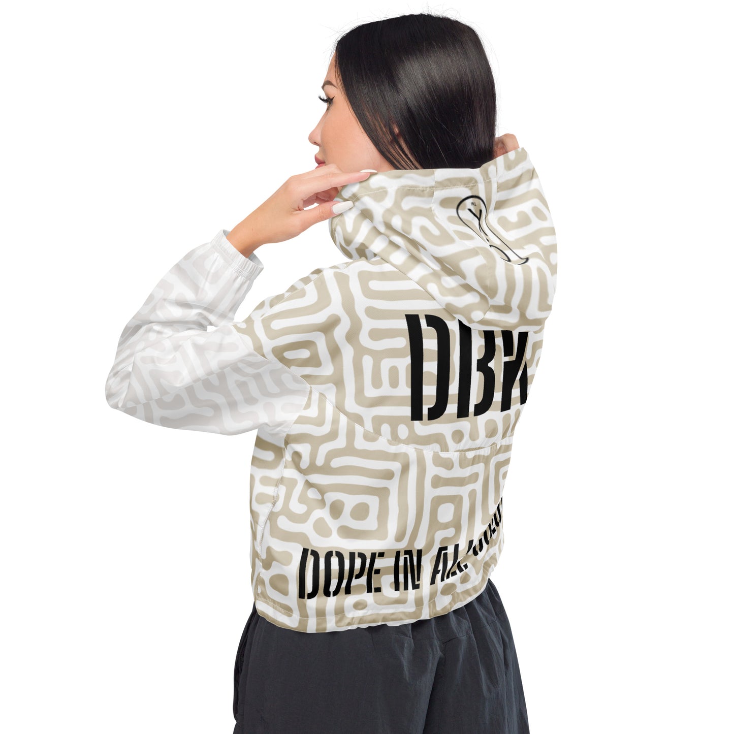 Chingonx Windbreaker Cropped x DBK "Del Noche"