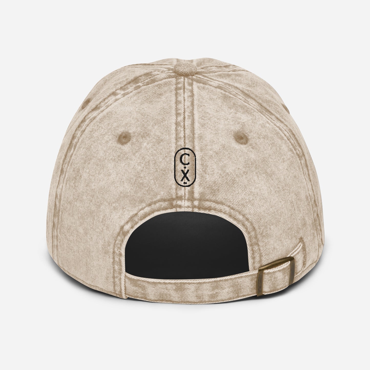 Chingonx Vintage Cotton Twill Cap "Cafe con Crema"