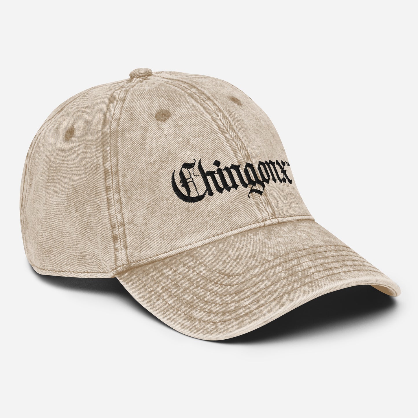 Chingonx Vintage Cotton Twill Cap "Cafe con Crema"