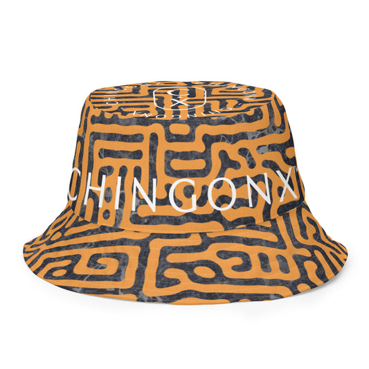 Chingonx Reversible Bucket Hat "Oro"