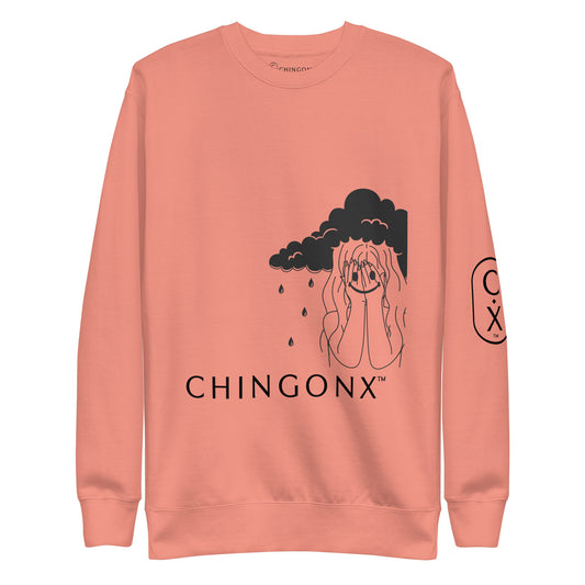 Chingonx Sweatshirt- Rouge "S.A.D" Premium