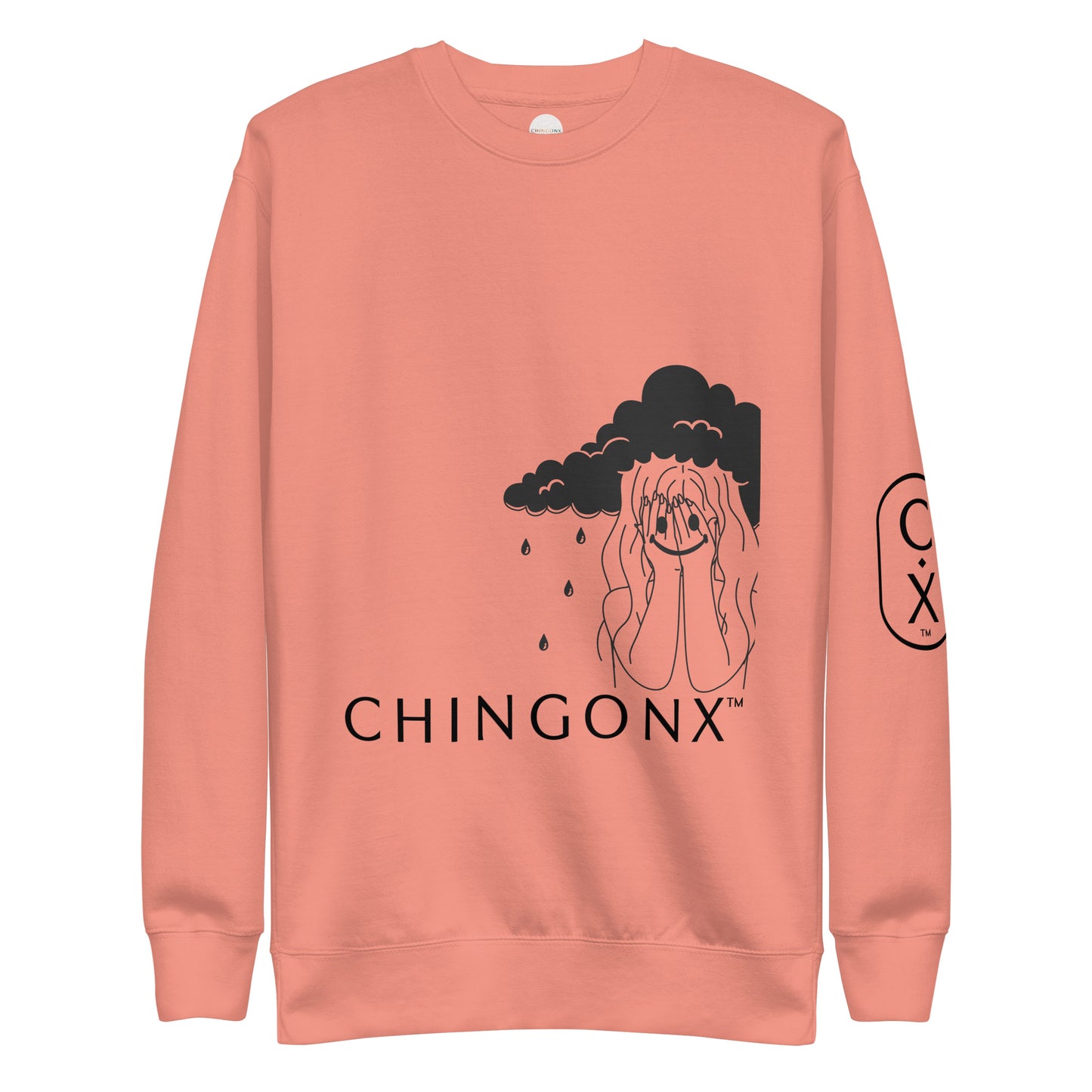 Chingonx Sweatshirt- Rouge "S.A.D" Premium